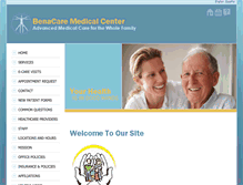 Tablet Screenshot of benacaremedcenter.com